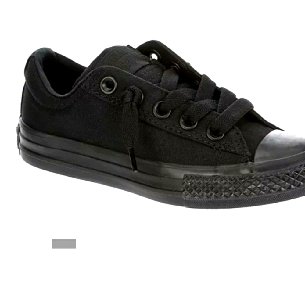 Converse Boys Chuck Taylor Black No Tie Laces
